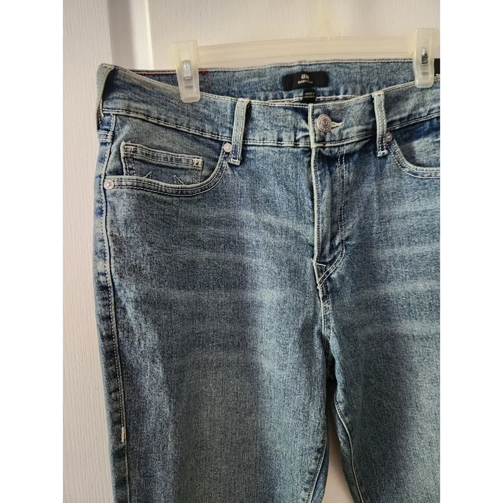 True Religion GENO Men's Relaxed Slim Blue Jeans Pants‎ Pockets Size 33×32